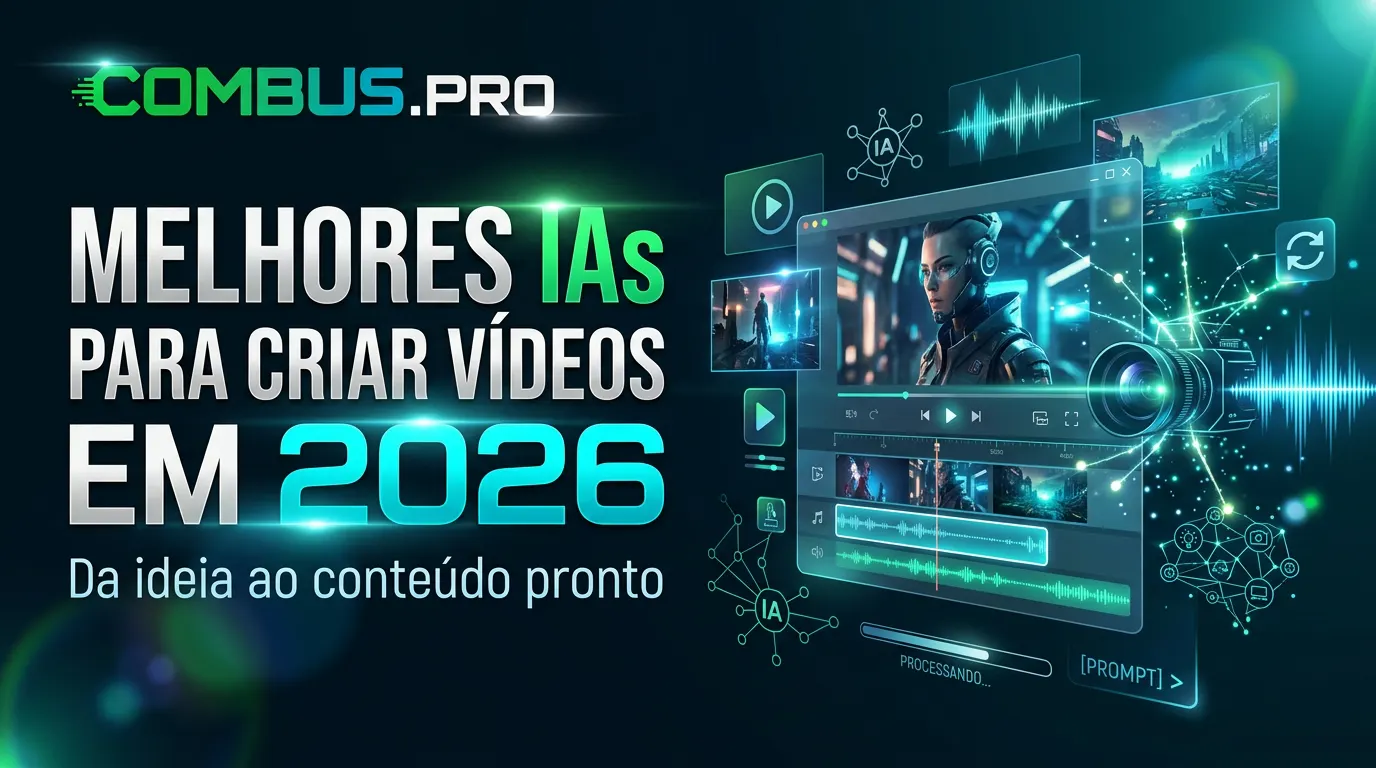 Melhores IAs para criar vídeos em 2026: da ideia ao conteúdo pronto